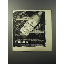 1953 Widmer's Neapolitan Haut Saute wine Ad - Nature's gifts