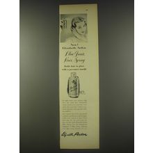 1956 Elizabeth Arden Blue Grass Hair Spray Advertisement