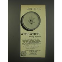 1956 Wedgwood Tiger Lily Dinnerware Advertisement