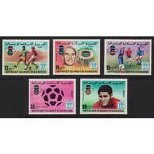 Mauritania Football 5v 1977 MNH SG#562-566 MI#584-589