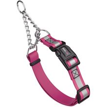 Reflective Dog Pet Martingale Collar with QR Buckle 3/4" W 11-15" L Passionfr...