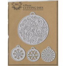 M&C Boutique. Bauble Die Set. Die Cutting Cardmaking Scrapbooking Crafts