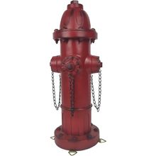 Fire Hydrant for Dogs to Pee On-16 Inches Red Puppy Pee Post Training Tool Resin