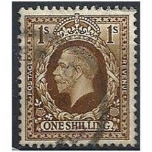 1934 SG449 1/- Bistre-Brown Good/Fine Used .