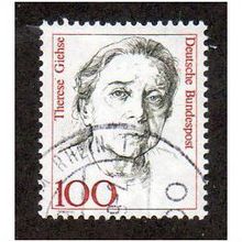GER 1986 100pf 'FAMOUS WOMEN -THERESE GIESHE' FINE USED (EBID30-089)