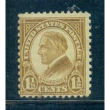 633 1 1/2c Warren Harding Average Plus MNH C0420