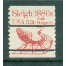 1900a 5.2c Sleigh Fine MNH Dry Gum PreCnx G0375