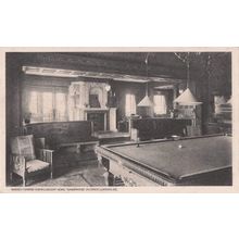 Billiards Room Massey Harris Convalescent Home Dulwich London Postcard