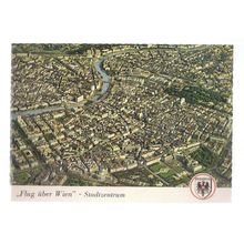 WIEN, AUSTRIA .unused vintage postcard AERIAL VIEW #