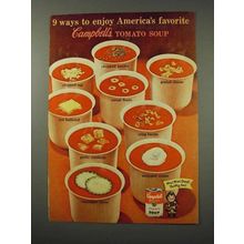 1961 Campbell's Tomato Soup Ad - America's Favorite