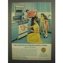 1966 Edison Electric Institute Ad - Flameless Cooking