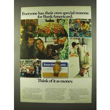 1973 Bank Americard Ad - Everyone Has Own Reasons