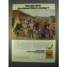 1974 Camel Cigarettes Ad - Can You Spot Smoker?