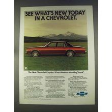 1977 Chevrolet Caprice Classic Sedan Ad - What's New