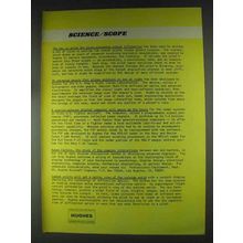 1979 Hughes Aircraft Ad - Brain Processes Visual