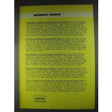 1979 Hughes Aircraft Ad - Electronic Message Service