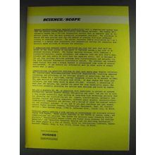 1979 Hughes Aircraft Ad - Apparel Manufacturers