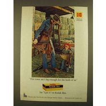 1979 Kodak Film Ad - This Town Ain't Big Enough