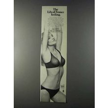 1980 Lily of France Glossies Bra and Panties Ad