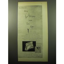 1950 Ciro New Horizons Perfume Advertisement - This Christmas