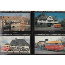Hungerford East Garson Kintbury 4x Royal Mail Van Postcard s
