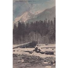 Three Maids Lynn Creek Canada Old BC Postcard