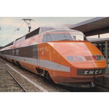 SNCF French Train A Grande Vitesse 1981 Railway Postcard