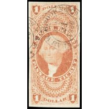 R74a, Superb Gem Passage Ticket Revenue Stamp Cat $350.00 - Stuart Katz