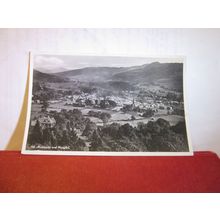 AMBLESIDE and WANSFELL, THE LAKE DISTRICT unused postcard RP by Abraham 1950s =