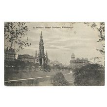 In Princes Street Gardens, Edinburgh, Postcard.