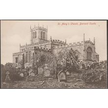 St Mary's Church, Barnard Castle, Durham, c.1910 - Postcard