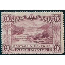 New Zealand 1898 9d purple Perf 16 SG256 MNH
