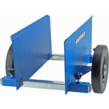 Panel Dolly, 600 Lbs Capacity, Drywall Mover with 8" Non-Flat Wheels, Adjustable