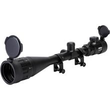 PINTY 6-24X50 Rifle Scope — AO Hunting Scope with Rangefinder Illuminated Optics