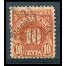 Used J84 10c Postage Due Barely Clears WA1443