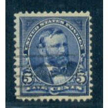 Used 281 5c Ulysses S. Grant Barely Clears M04918