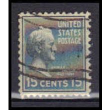 Used 820 15c James Buchanan Almost Very Fine KA5638