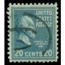 Used 825 20c James Garfield Just Clears M08067