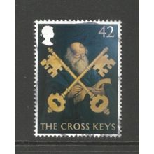 Great Britain 2003 Pub Signs: Cross Keys 42p, used. SG2394