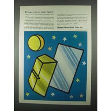 1967 Libbey-Owens-Ford Glass Ad - Outer Space