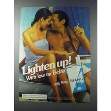 1981 Belair Cigarettes Ad - Lighten Up! - Beach