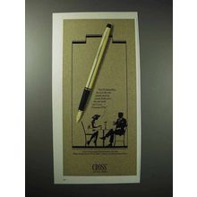 1985 Cross Fountain Pen Ad - You'll Remember