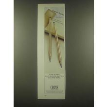 1985 Cross Pens Ad - Some Women Have Success Written