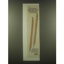 1985 Cross Pens Ad - What Do You Give The Woman Who