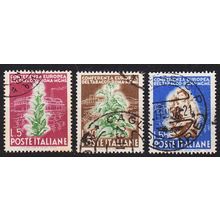 ITALIEN ITALY [1950] MiNr 0802-04 ( O/used )