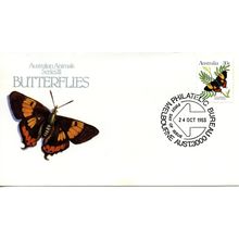AUSTRALIA 1983 FDC Series III Butterflies 1 stamp (SG 792a) - Melbourne 3000