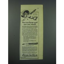 1930 Remington Knife K8705 and K873 Ad - Not too large and not too small