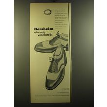 1950 Florsheim Advertisement - The Kenmoor U-Wing Mesh Ventilated Shoe S-1253