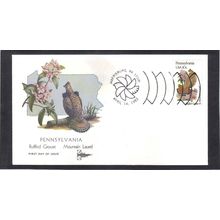 FDC Gill Craft 1990a 20c Ruffled Gross (Cachet-U/A) CV39890