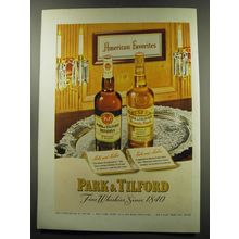 1949 Park & Tilford Reserve and Private Stock Whiskey Ad - American Favorites